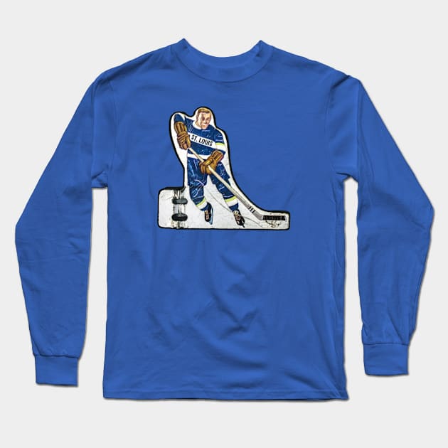 Coleco Table Hockey Players - St. Louis Blues. Original Long Sleeve T-Shirt by mafmove